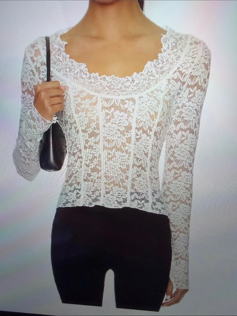 Free people all night long sleeve size M